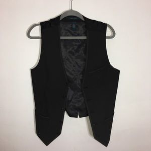 Perry Ellis Small Black Vest